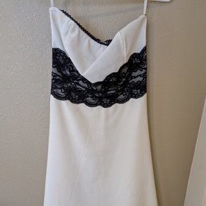 *VINTAGE* Charlotte Russe A-line strapless dress